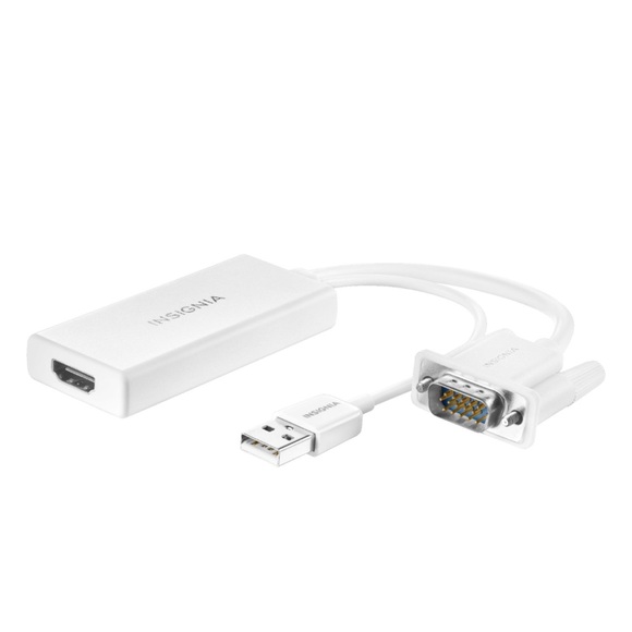 INSIGNIA VGA to HDMI ADAPTER - WHITE - Picture 3 of 5